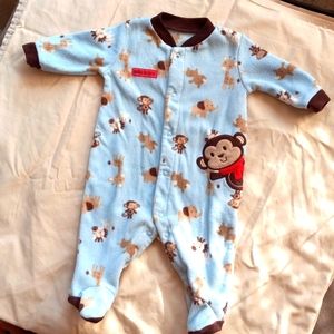 Carter's Monkey footie